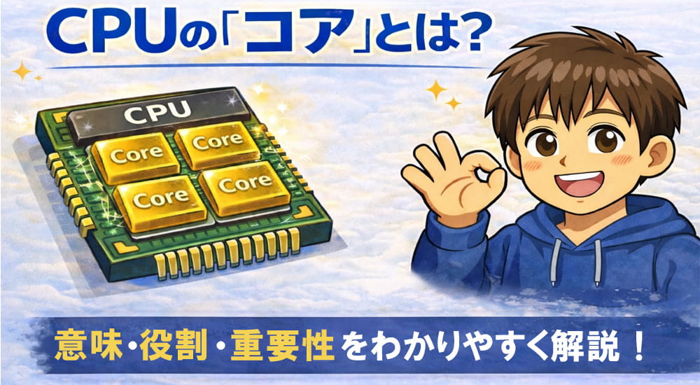 CPUの「コア」とは？意味・役割・重要性をわかりやすく解説【初心者向け】